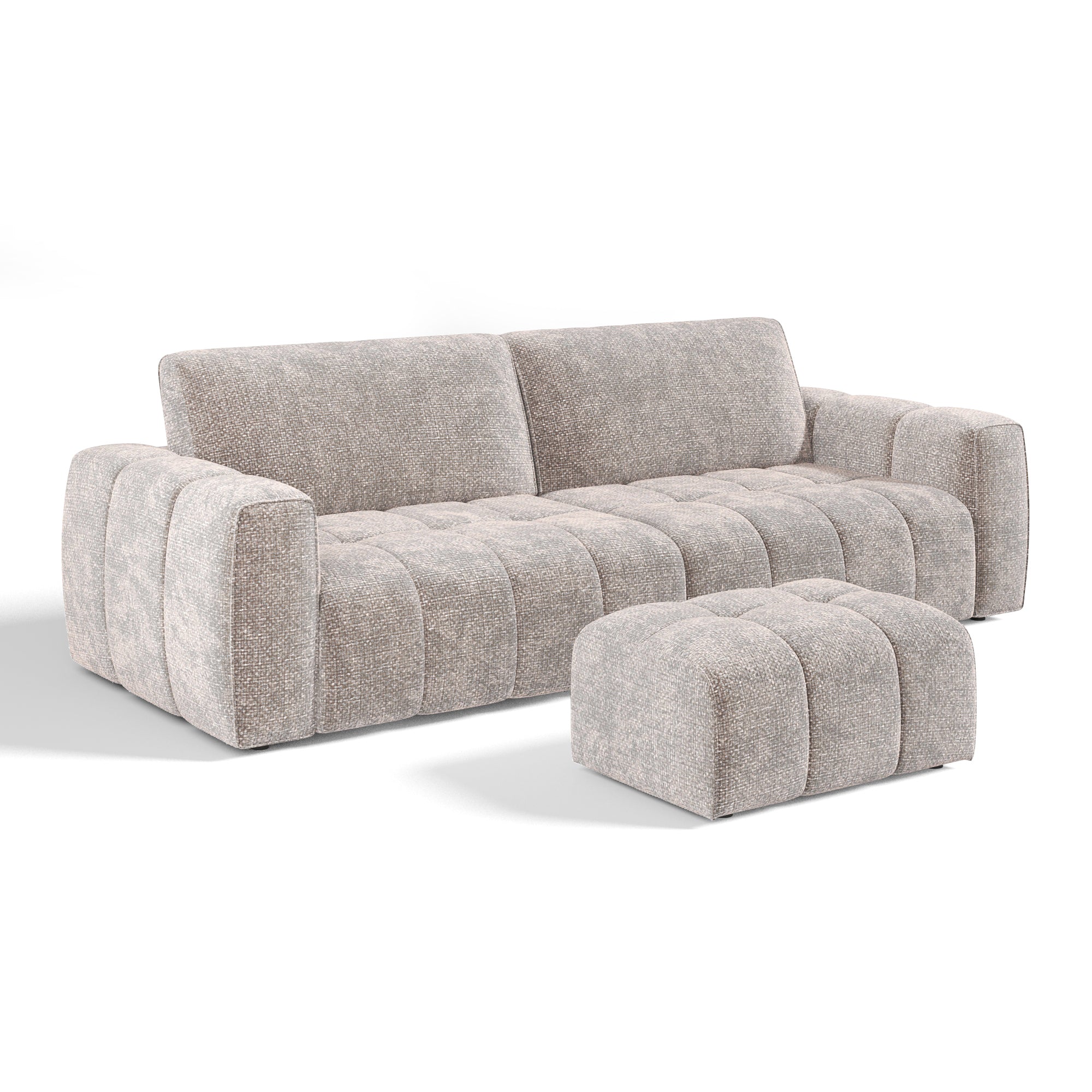 sia-deco-bari-ensemble-canap-et-pouf-capitonn-arrondi image 1