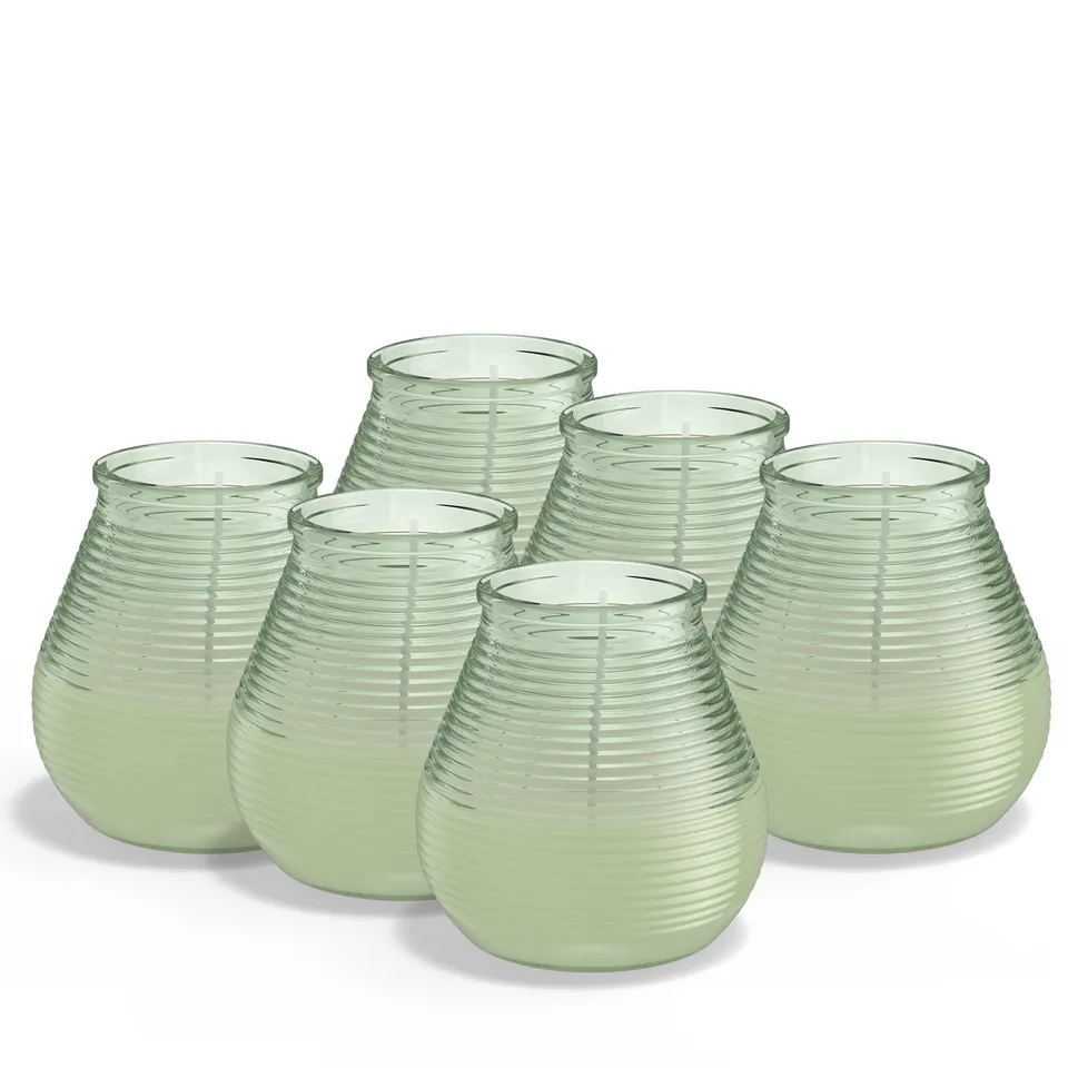 bolsius-outdoor-citronnelle-bougie-patio-vert-lot-6-40h image 1
