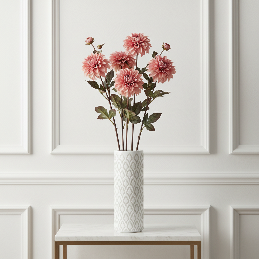 sia-deco-noah-tige-dahlia-waterlily-fleur-artificielle-cr-me-64-cm image 6