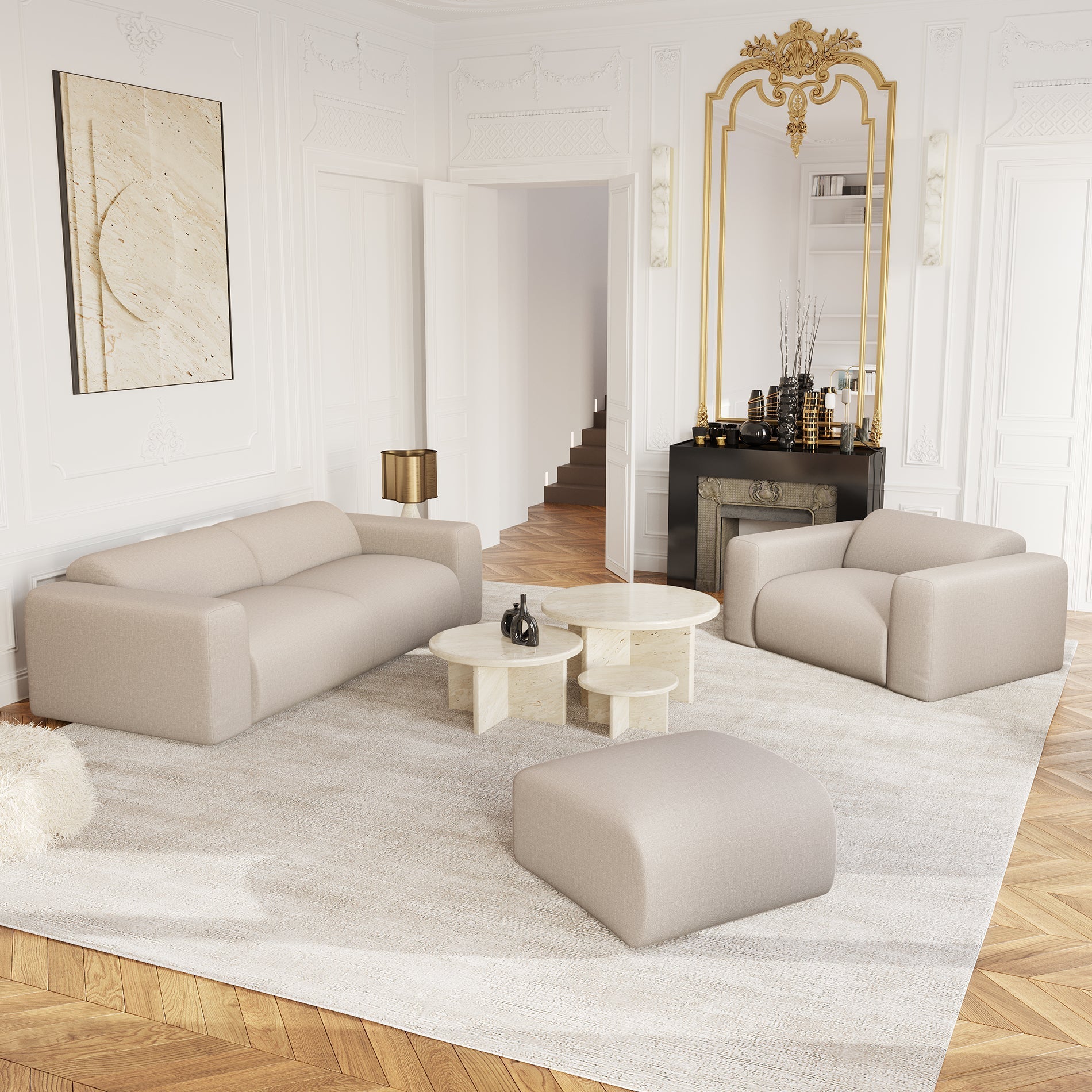sia-deco-myra-fauteuil-beige-assise-arrondie image 2