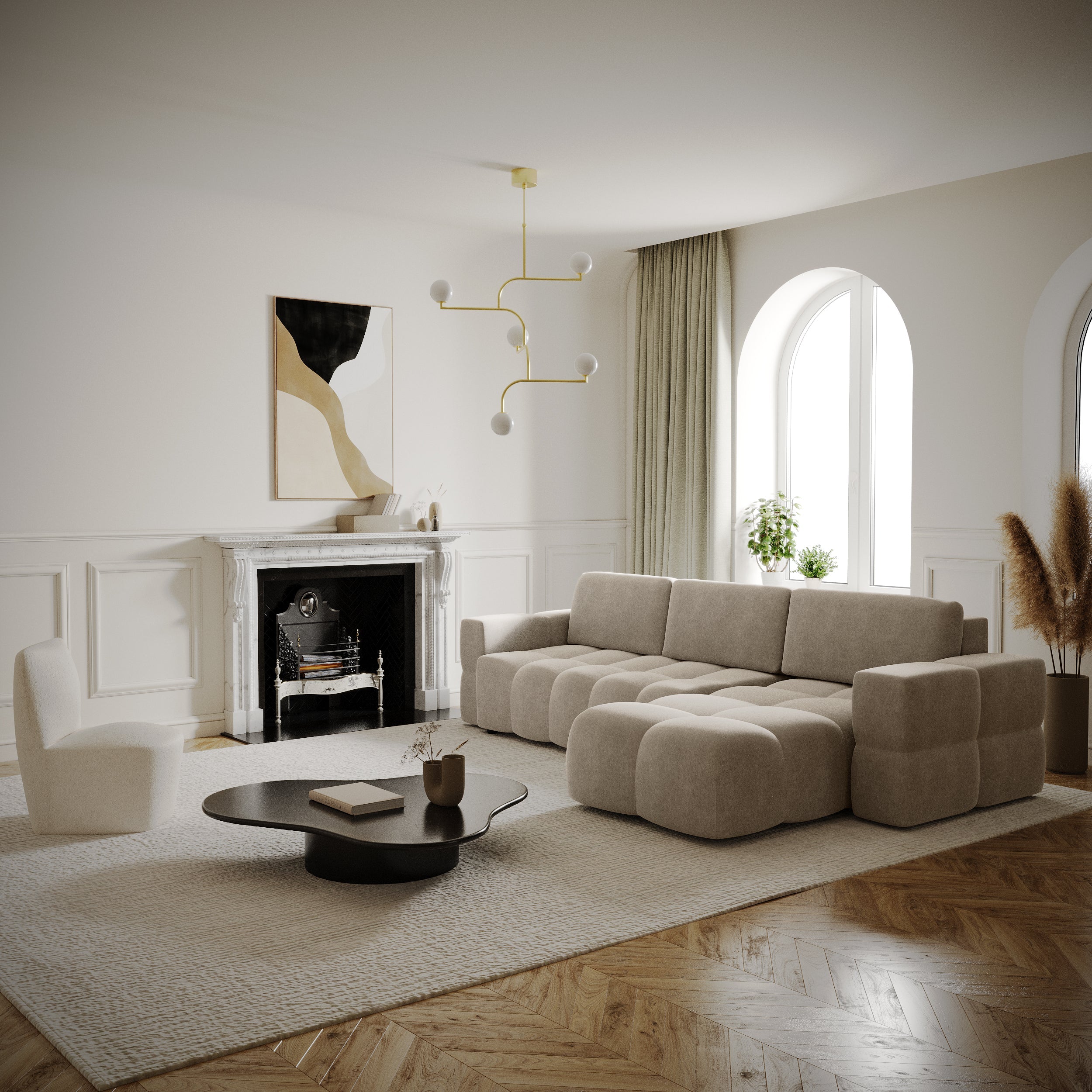 sia-deco-gabriel-canap-angle-gauche-convertible-taupe image 2