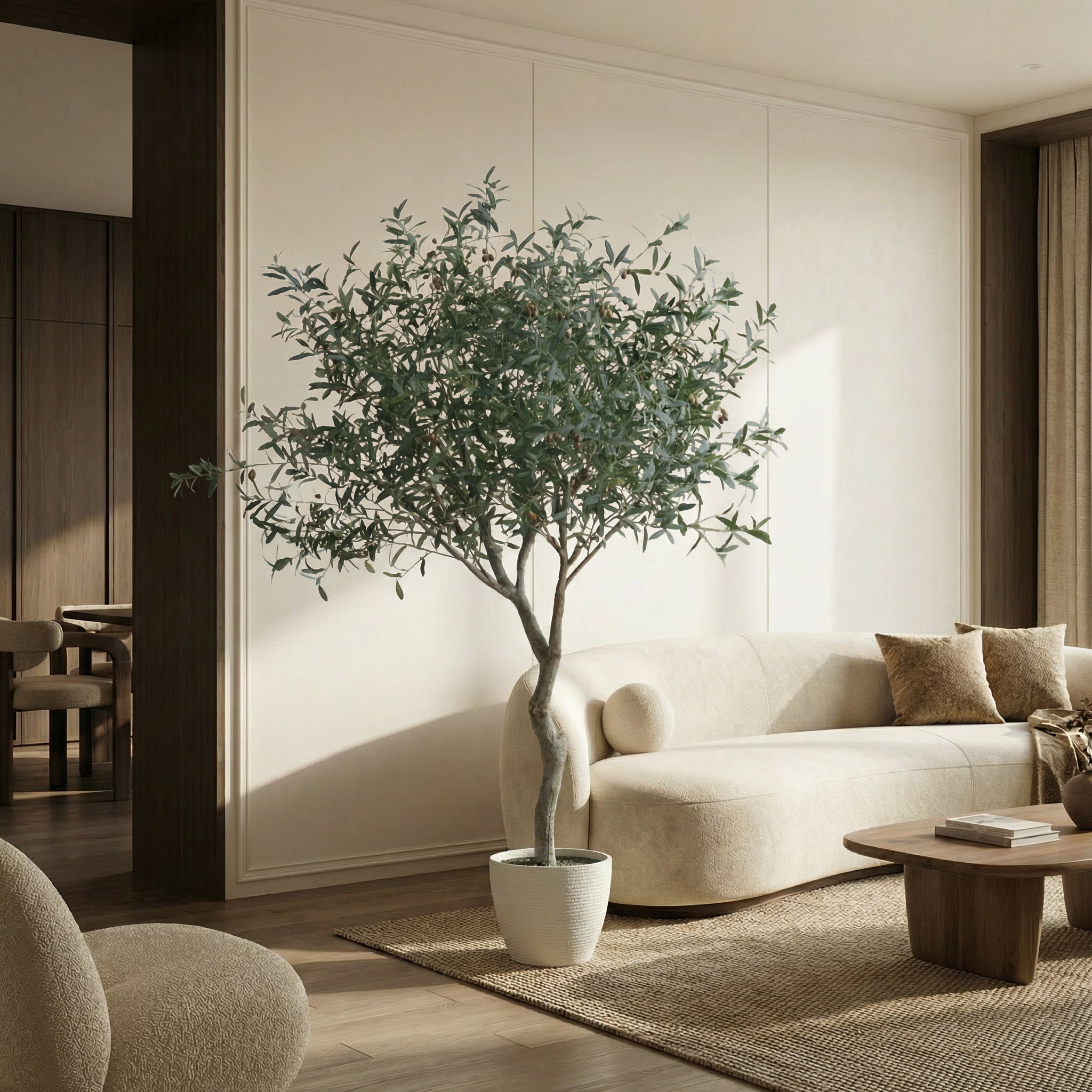 sia-deco-noah-olivier-en-pot-arbre-artificiel-vert-240-cm image 2