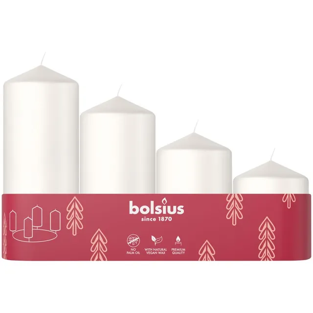 bolsius-bougies-piliers-lisses-lot-de-4-blanc-12-10-8-6-cm-sans-parfum image 1