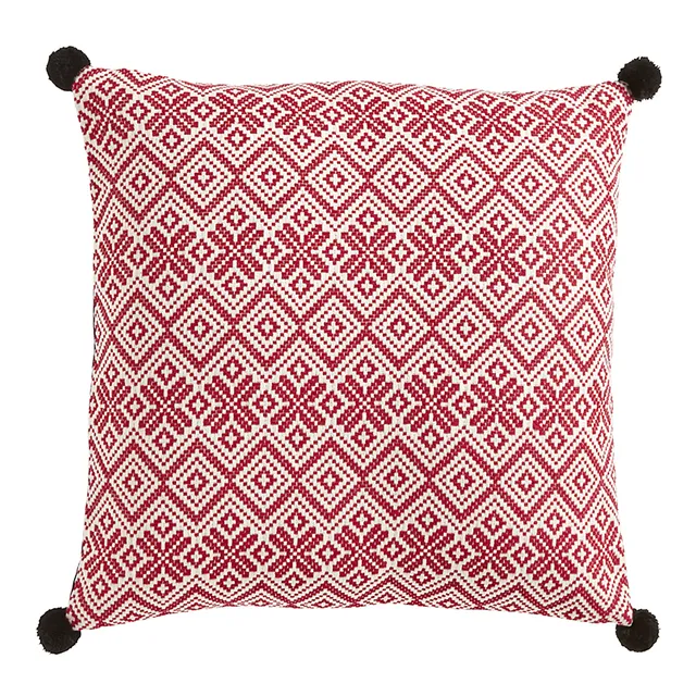 sia-nola-ginger-housse-de-coussin-no-l-rouge-50x50-coton image 1