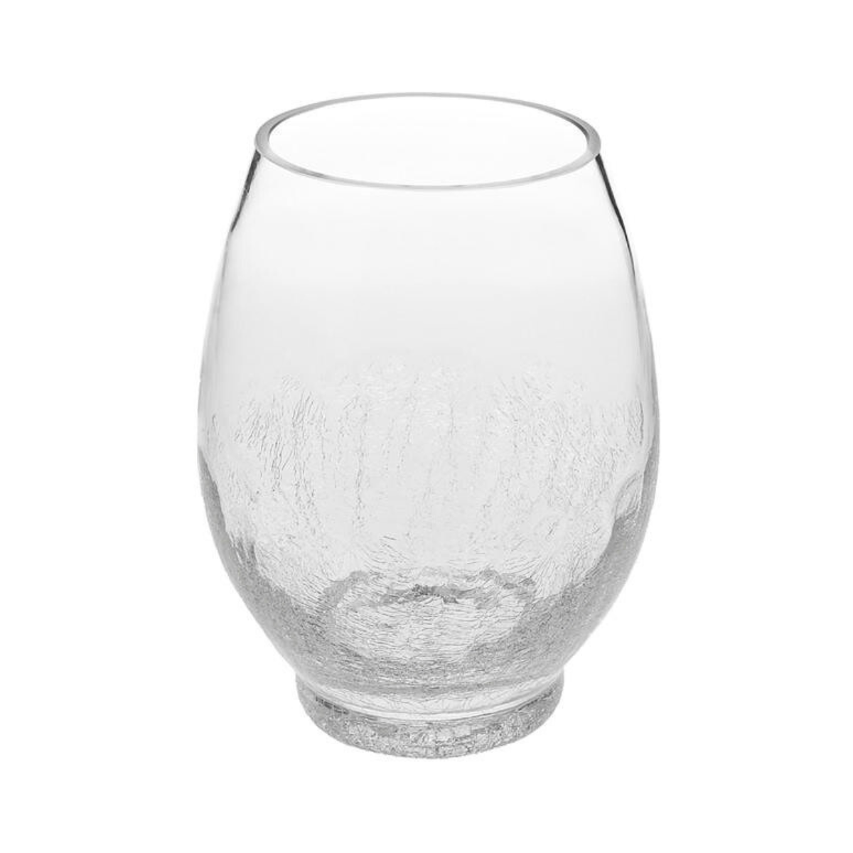 sia-deco-alba-photophore-verre-transparent-25-cm-craquel image 2