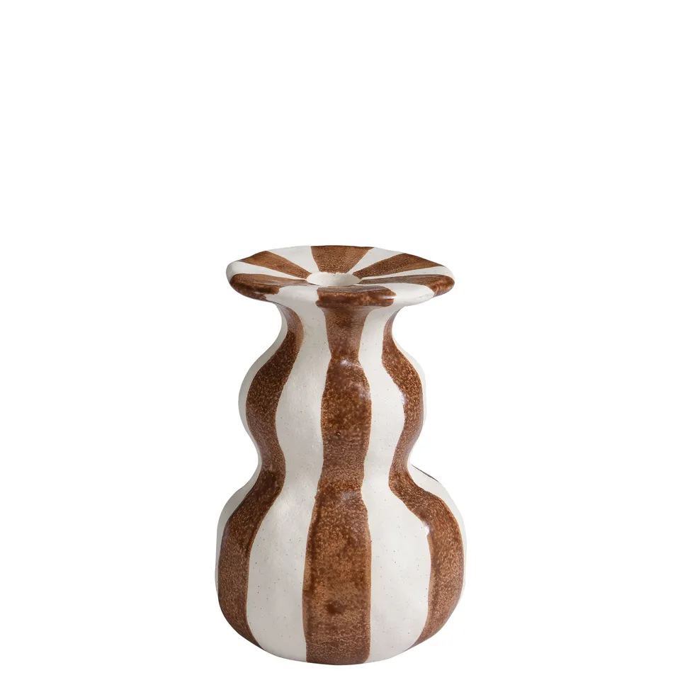 sia-deco-antica-rivage-bougeoir-marron-16-cm image 1