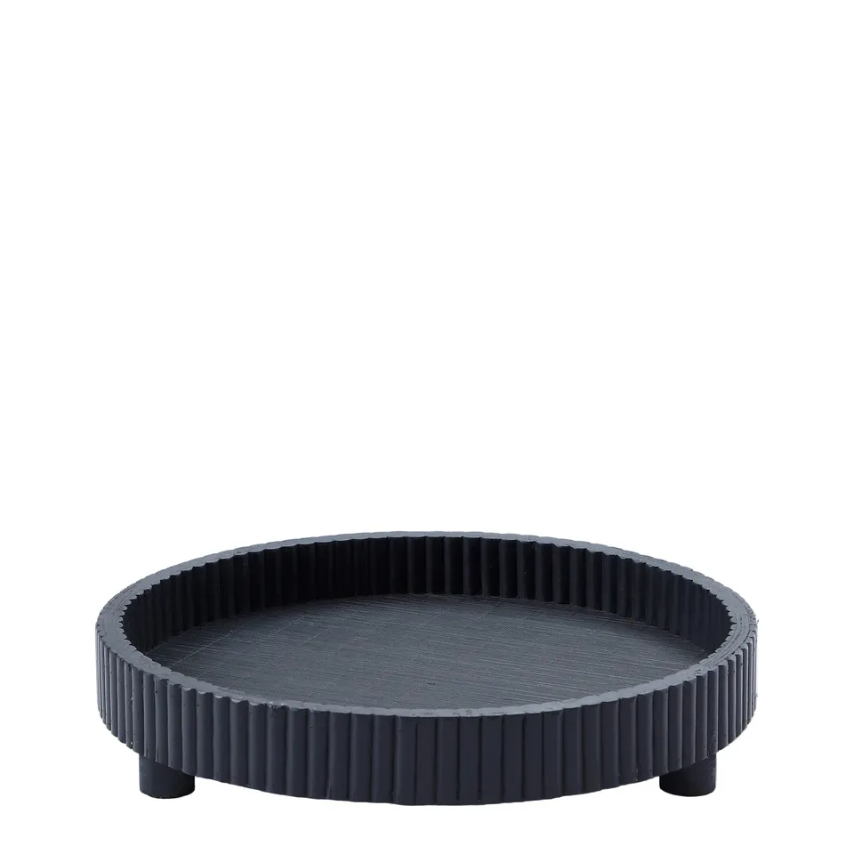 sia-arlo-palma-plateau-rond-noir-bois-30-5-cm image 1