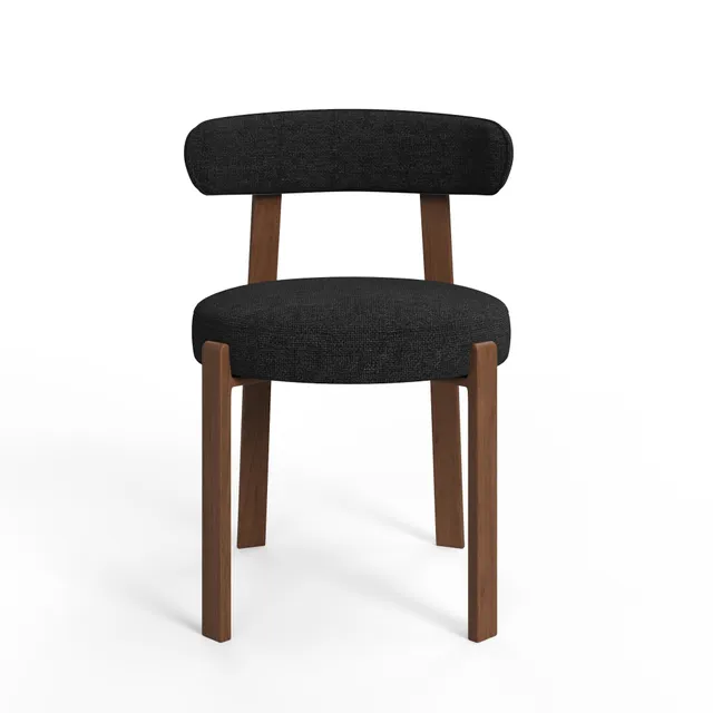 sia-charlie-juna-lot-2-chaises-noir-salle-manger image 1