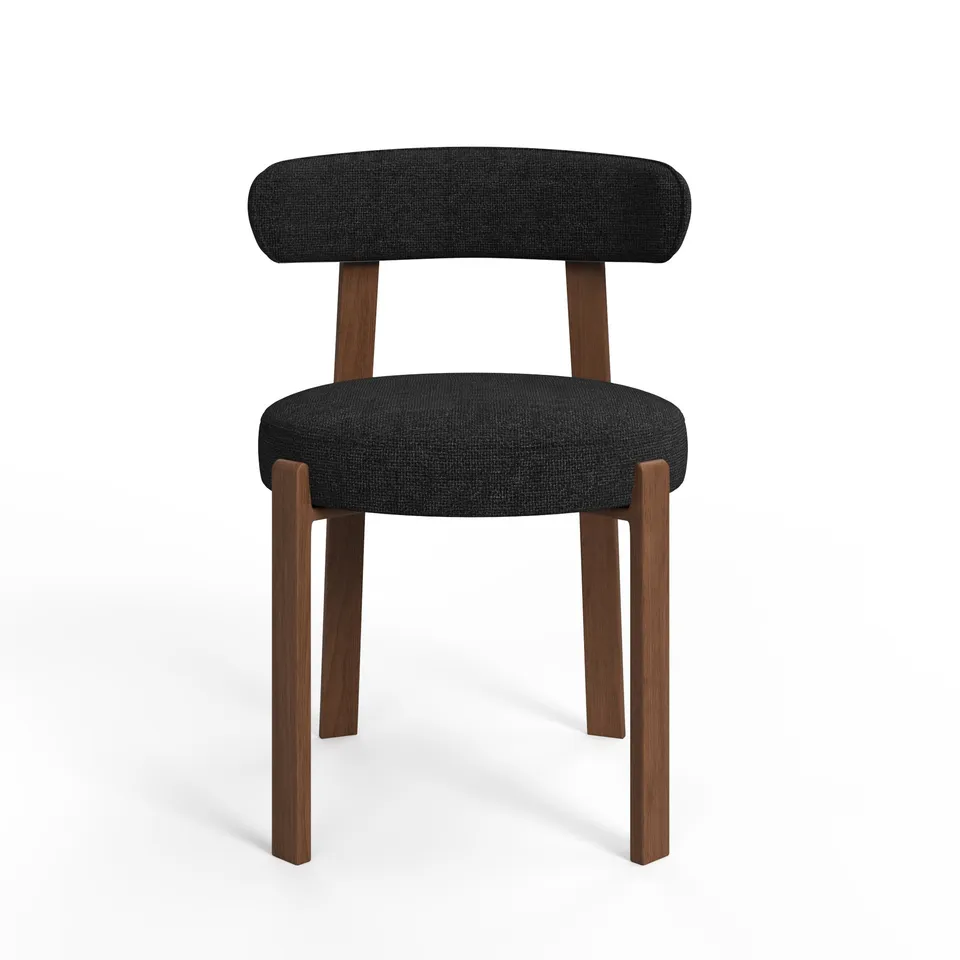 sia-charlie-juna-lot-2-chaises-noir-salle-manger image 1