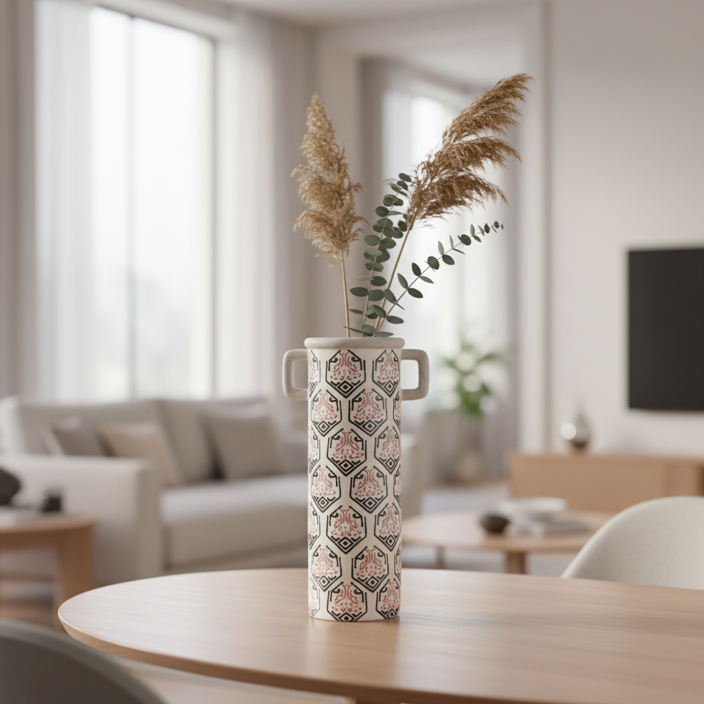 sia-antica-amaryllis-vase-blanc-c-ramique-35-cm image 2