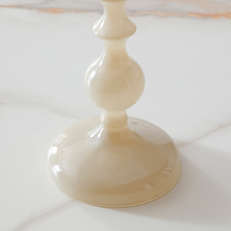 sia-nora-nude-bougeoir-verre-cr-me-25-cm-glossy image 4