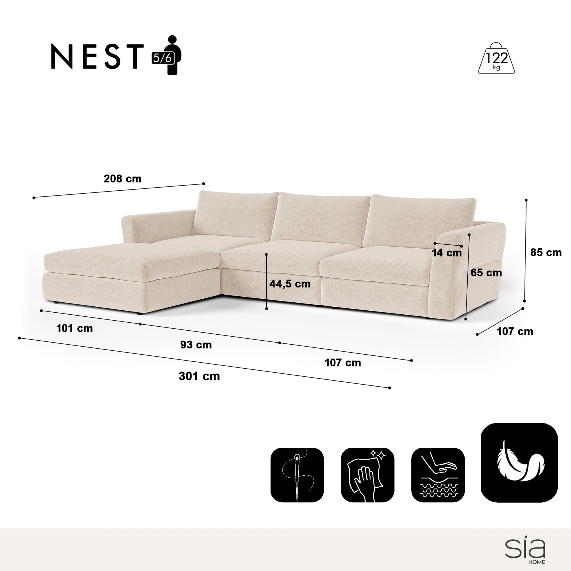 sia-deco-nooma-nest-canap-angle-r-versible-5-6-places image 6