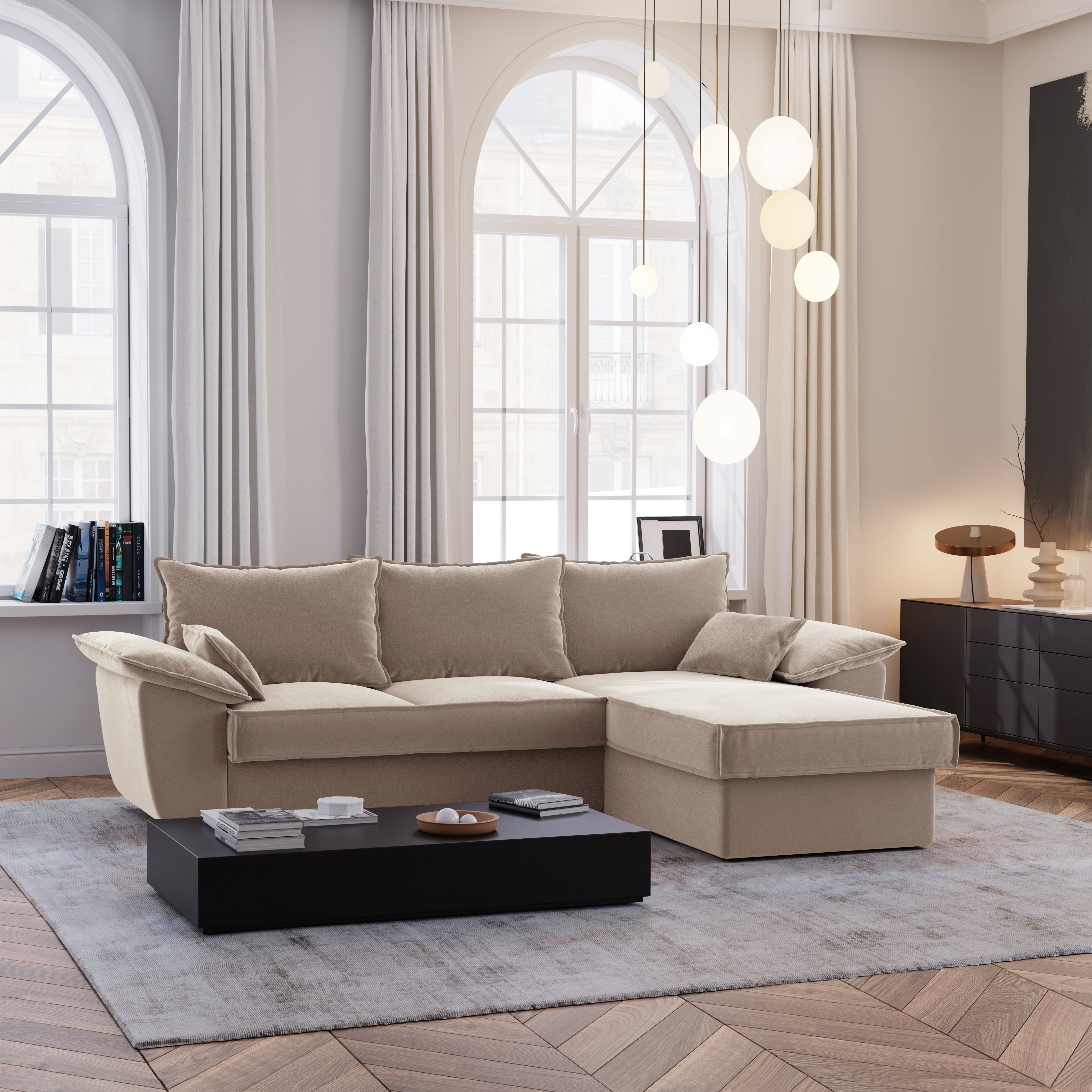 sia-sasha-canap-convertible-angle-droit-beige-avec-coffre image 2