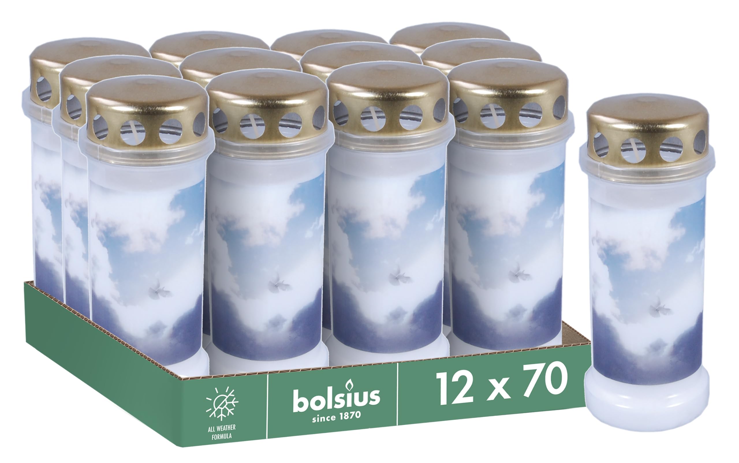 bolsius-n-6-bougie-fun-raire-motif-ciel-lot-12-70h image 1