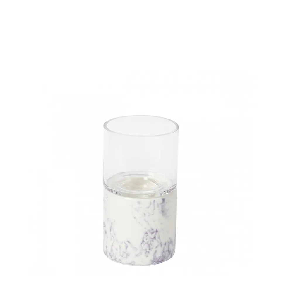 sia-nora-porte-bougie-effet-marbre-blanc-petit image 1