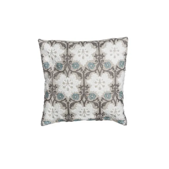 sia-deco-nola-coat-housse-coussin-beige-feuilles-40x40 image 1