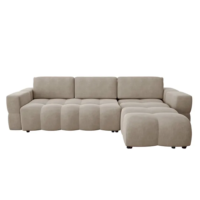 sia-deco-gabriel-canap-convertible-angle-droit-taupe-5-places image 1