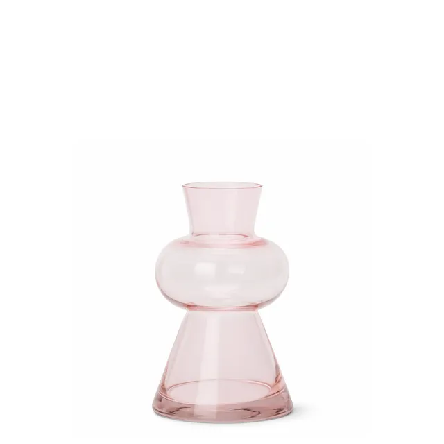sia-antica-bubble-vase-verre-souffl-23-cm-rose image 1