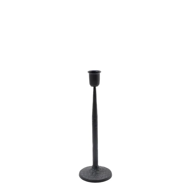 sia-deco-nora-nalia-bougeoir-noir-25-cm-chandelle image 1