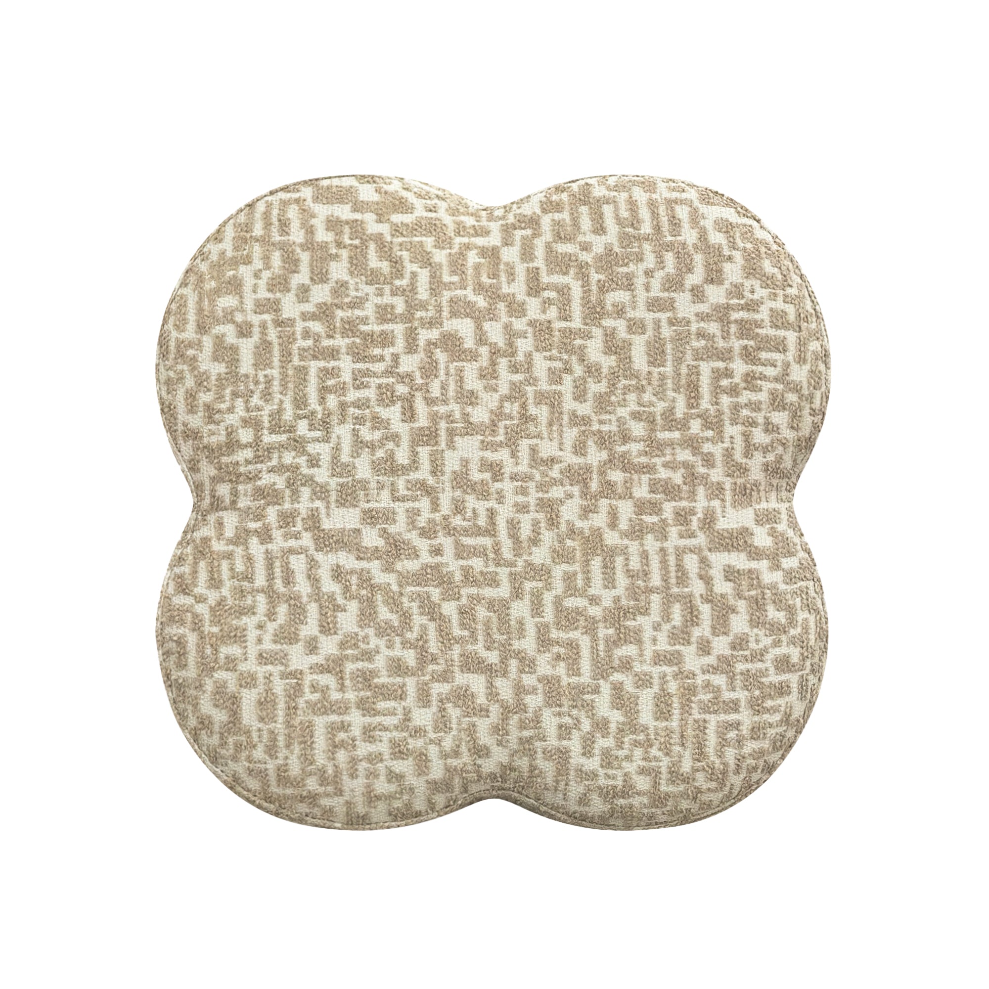 sia-deco-bari-lucky-pouf-tissu-beige-motifs image 3
