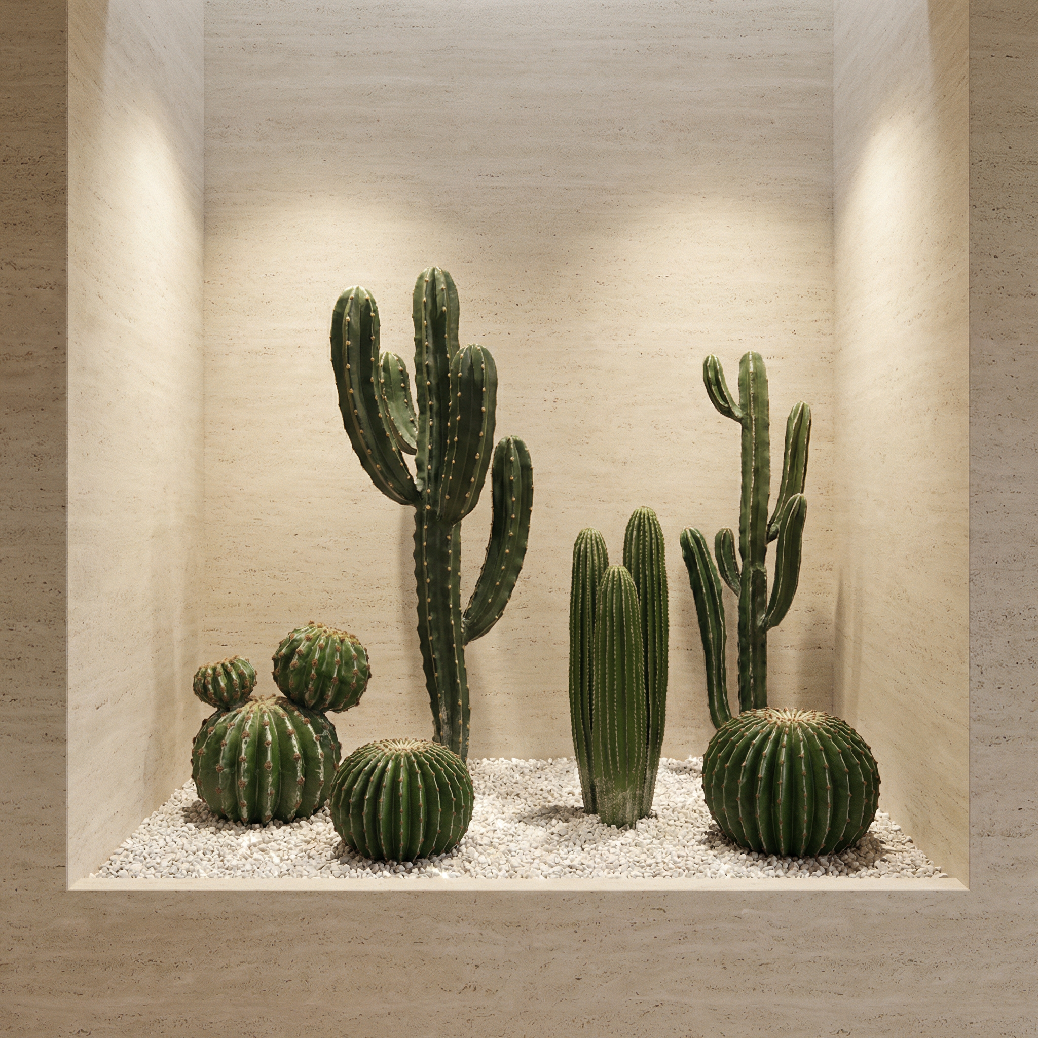 sia-noah-cactus-artificiel-en-pot-vert-43-cm image 3