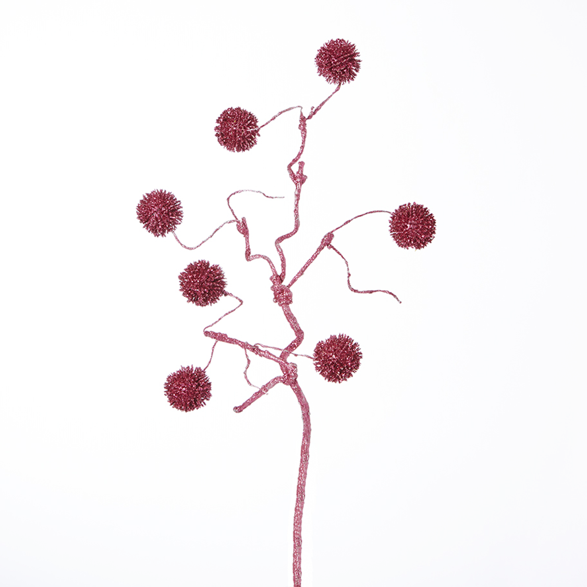 sia-deco-noah-branche-izia-pompons-argent-50-cm image 3