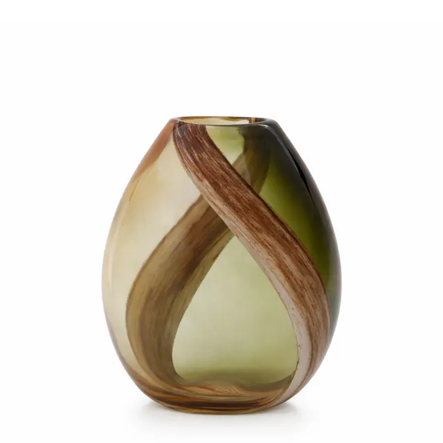 sia-deco-antica-vase-olivine-souffl-vert-25-cm image 1