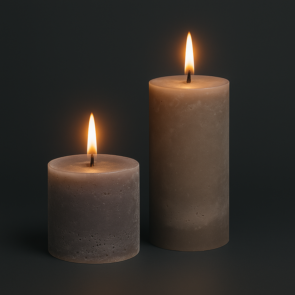 sia-nora-antik-m-bougie-taupe-10-cm-50-heures image 3