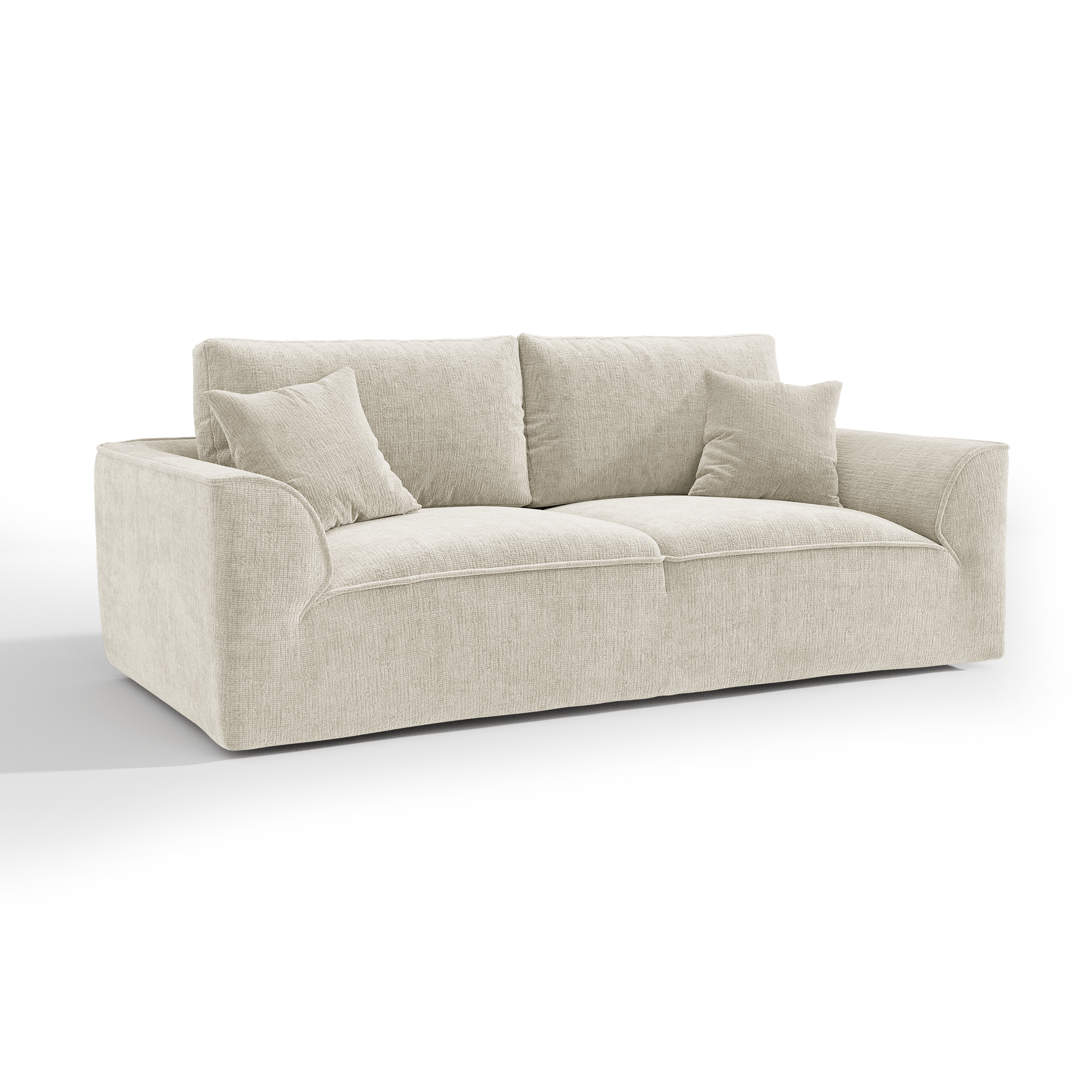 sia-deco-haussmann-canap-pure-3-places-cr-me-velours-chenill image 3