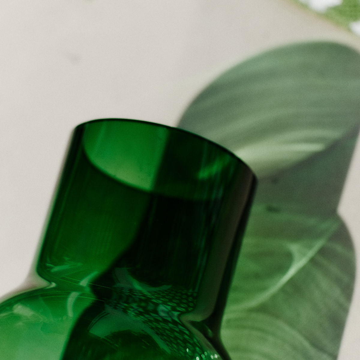 sia-antica-vase-bottle-42-cm-bleu-verre-transparent image 4