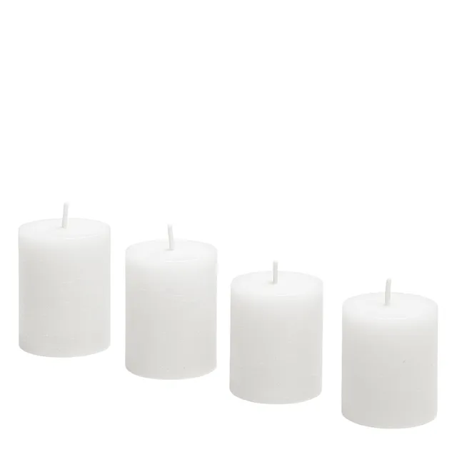 sia-nora-antik-xs-coffret-4-bougies-blanches-5-cm image 1