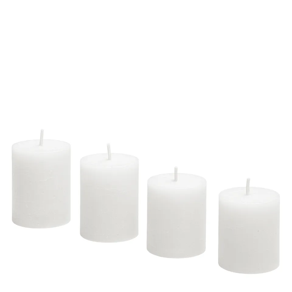 sia-nora-antik-xs-coffret-4-bougies-blanches-5-cm image 1