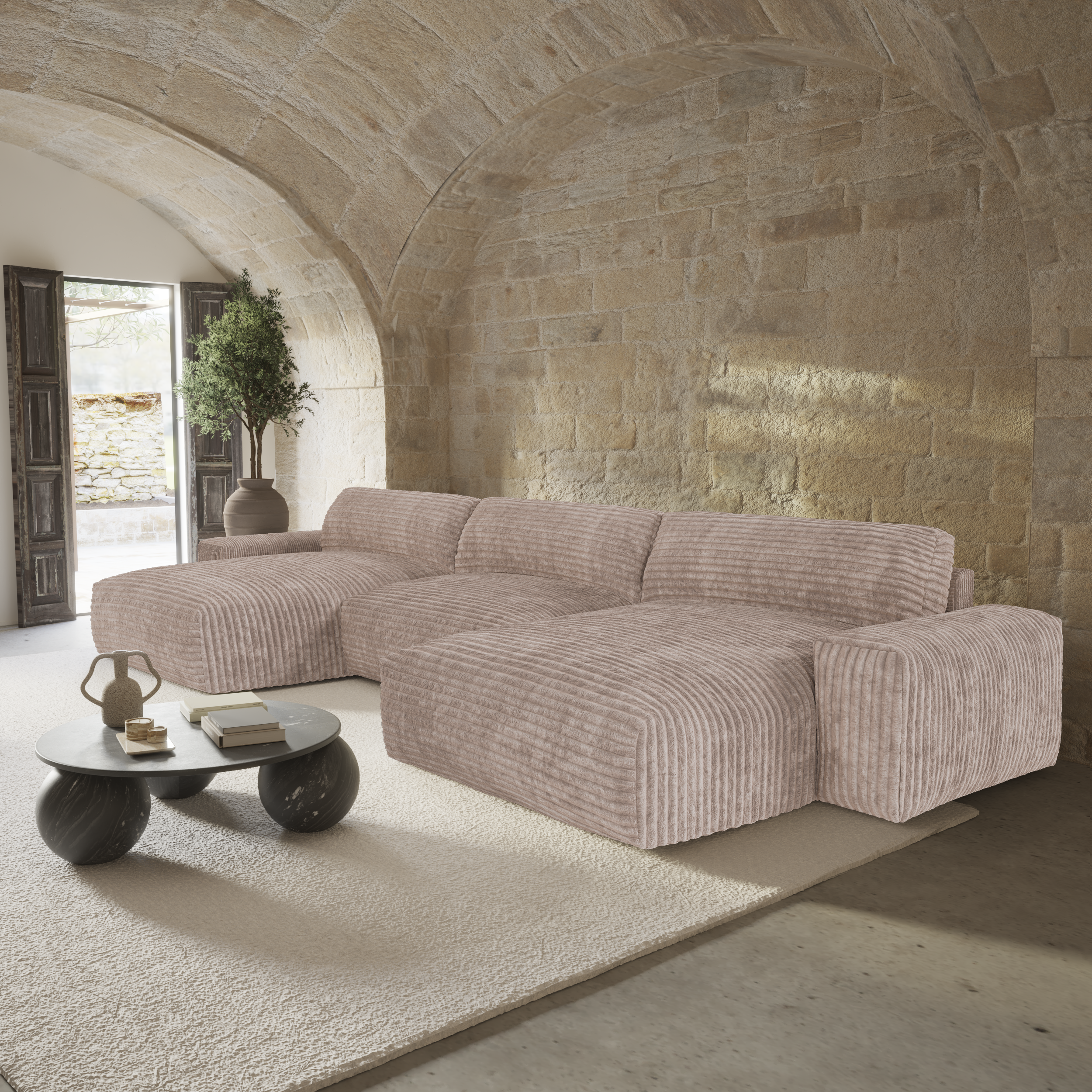 sia-deco-bliss-canap-panoramique-taupe-5-places image 2