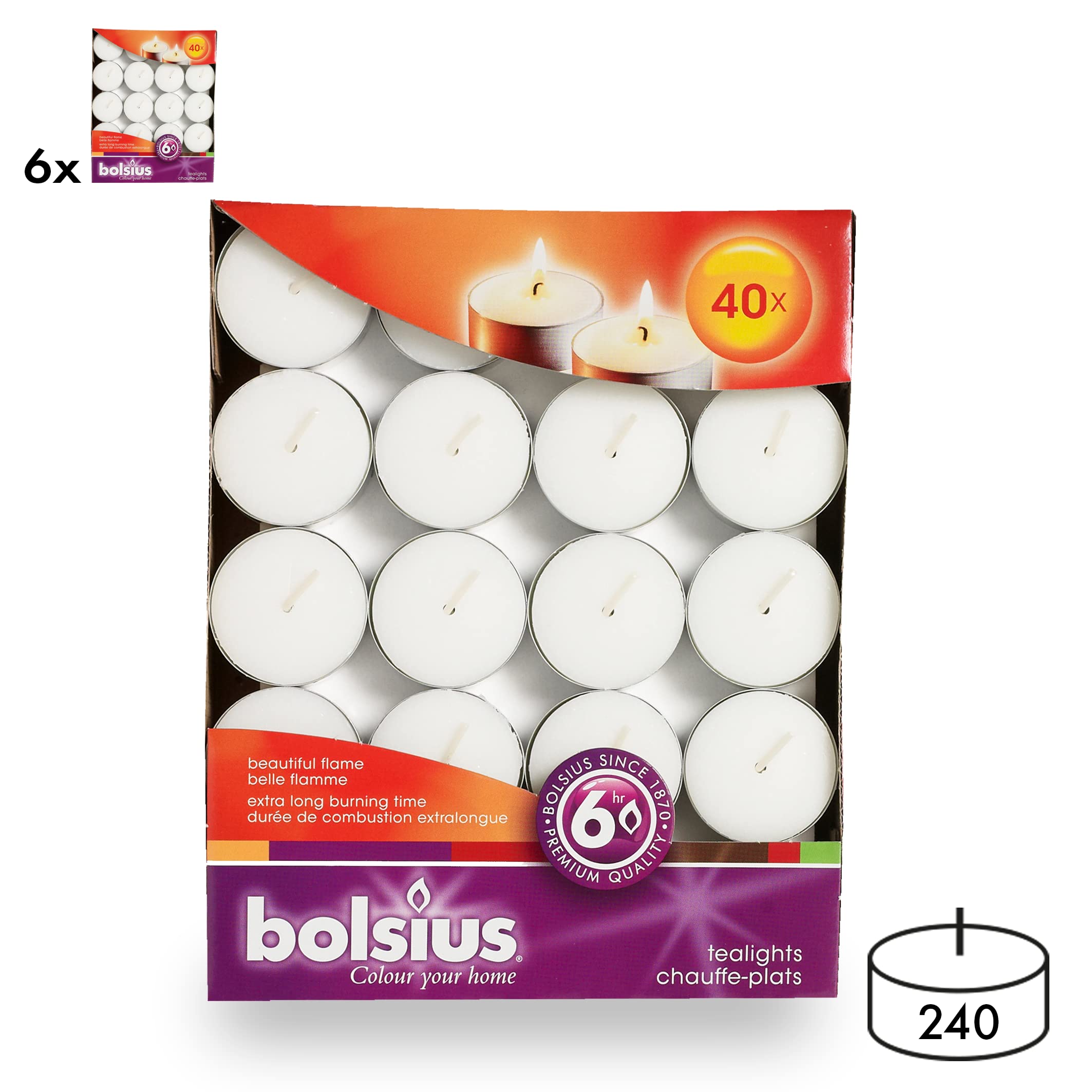 bolsius-bougies-chauffe-plats-blanches-6h-lot-de-240 image 2