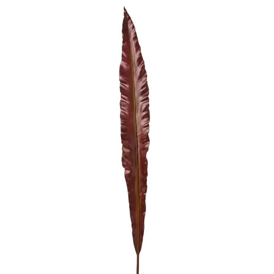sia-deco-noah-feuille-de-foug-re-artificielle-bordeaux-119-cm image 1