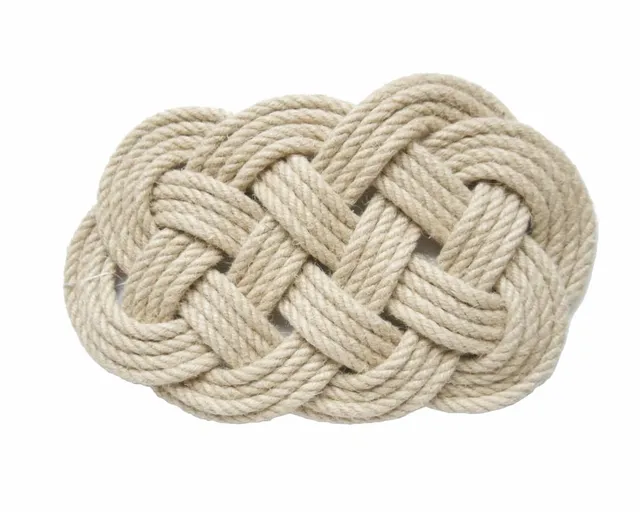 am-cla-dessous-de-plat-corde-chanvre-ovale-tress-32-cm image 1