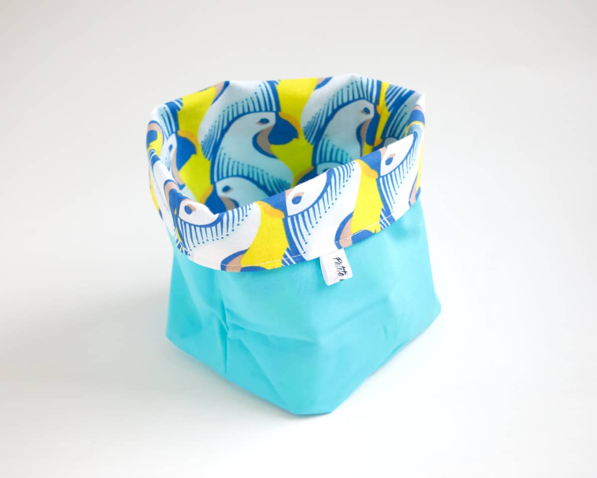 am-cla-paniers-rangement-perroquets-panier-tissu-bleu-jaune image 7