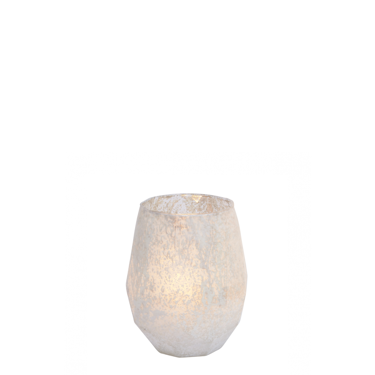 sia-nora-photophore-snowy-verre-givr-blanc-rouge-13-cm image 1