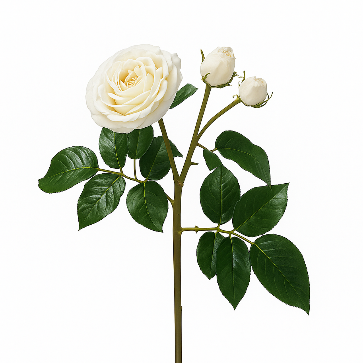 sia-deco-noah-tige-rose-artificielle-55-cm-rouge-premium image 6
