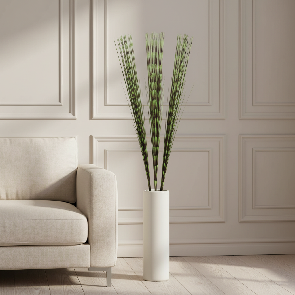 sia-deco-noah-feuillage-herbe-artificielle-121-cm-vert-bordeaux image 4