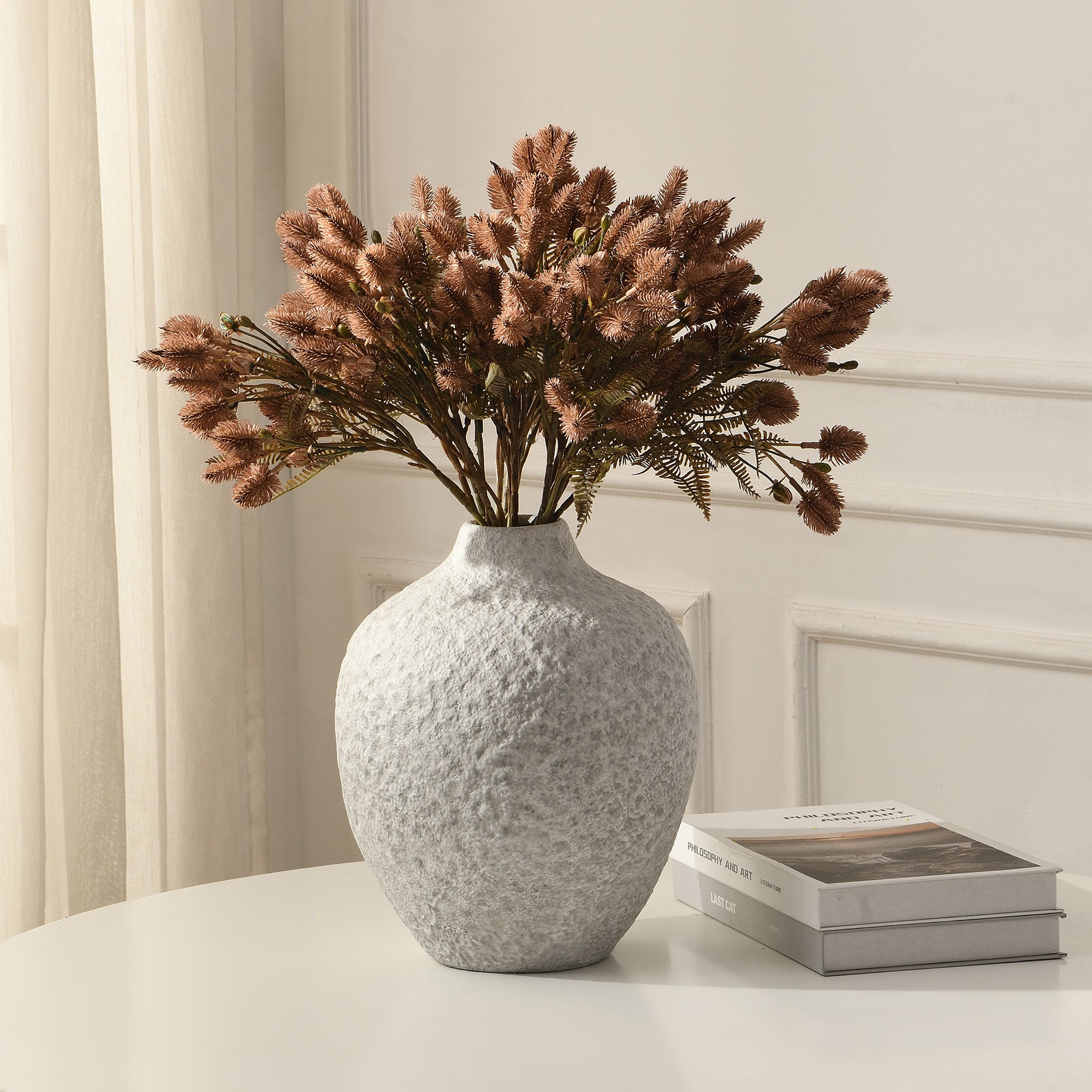 sia-deco-noah-tige-de-chardon-artificielle-50-cm-marron image 2