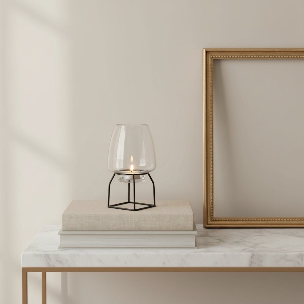 sia-deco-nora-soaz-photophore-verre-transparent-32-cm image 2