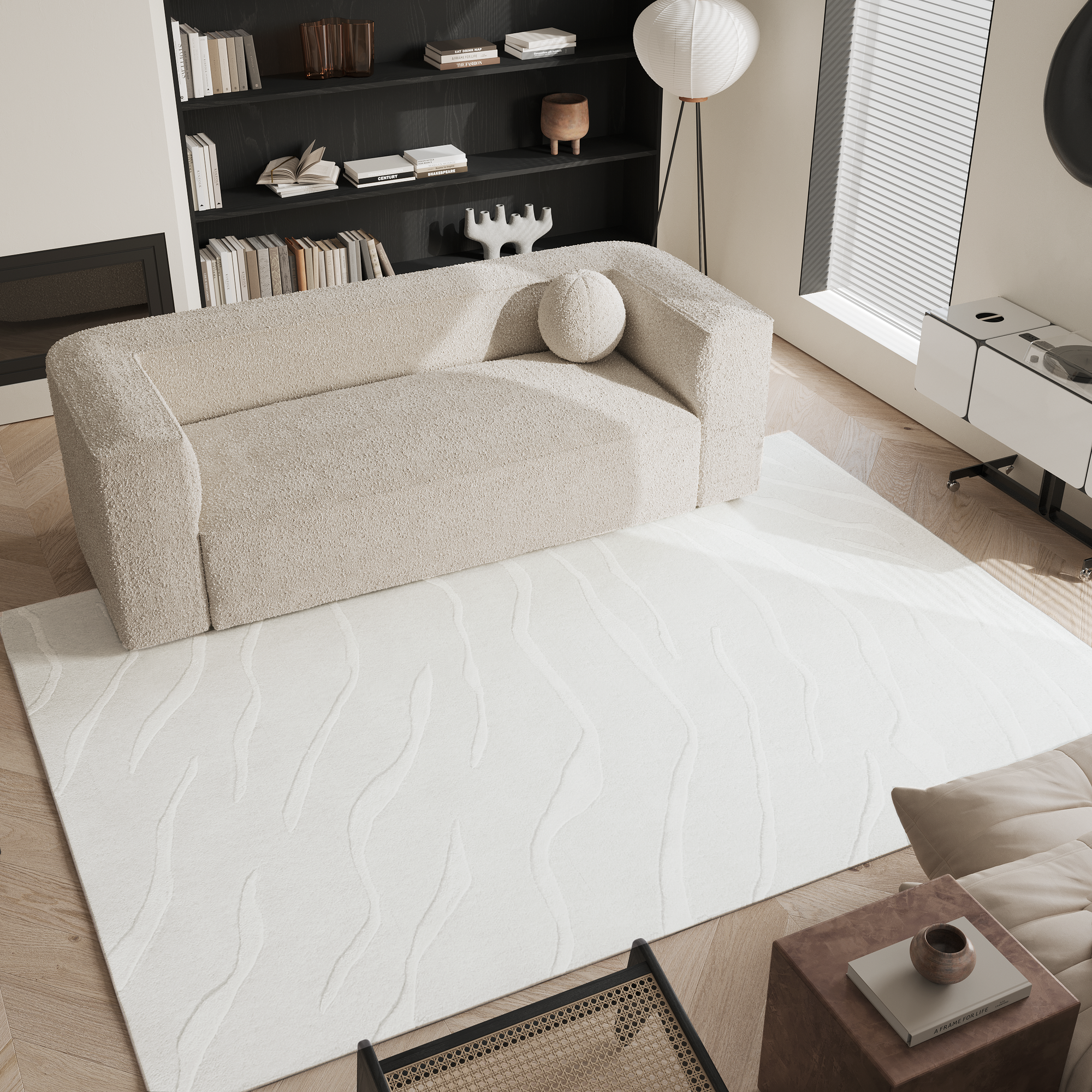 sia-deco-nola-daven-tapis-230x160-cm-blanc-cass-relief image 2