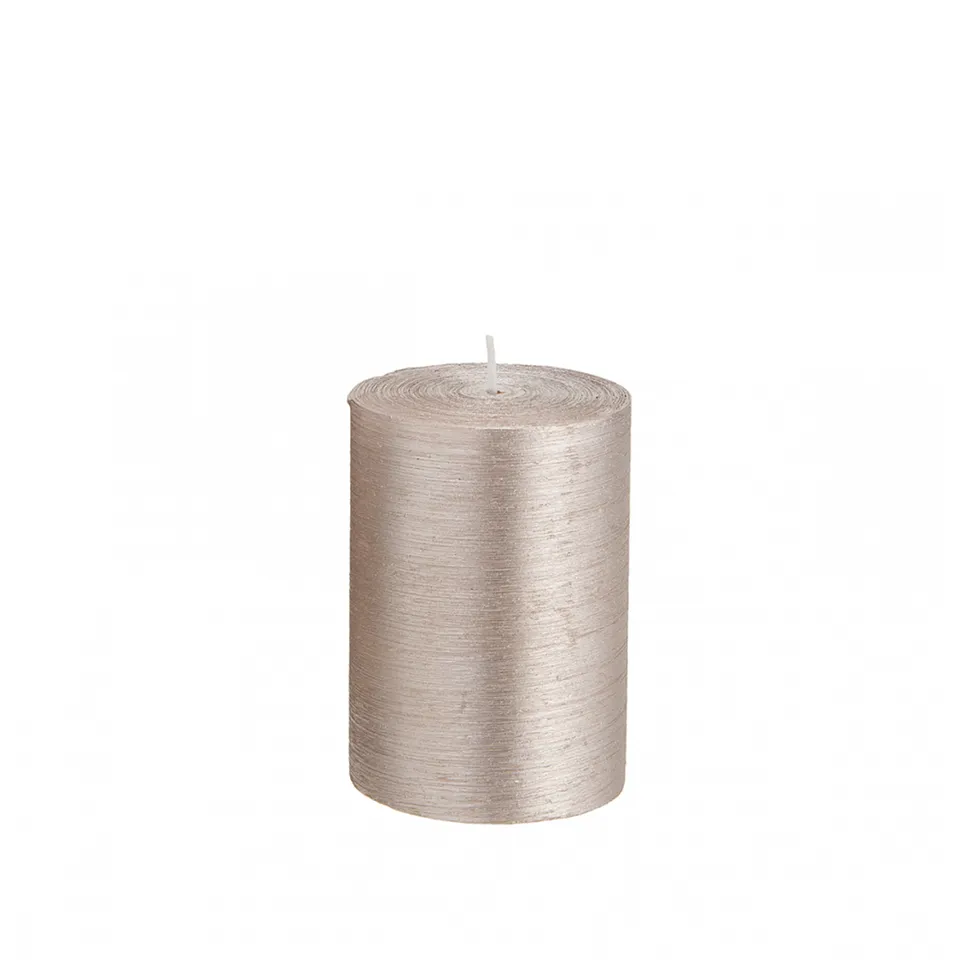 sia-deco-nora-stripes-s-petite-bougie-rose-10-cm-48-h image 1