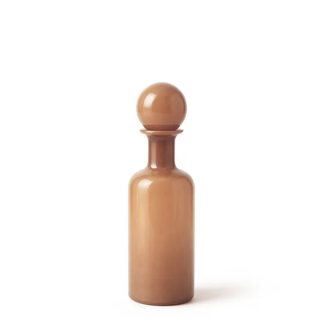 sia-deco-antica-vase-en-verre-nude-beige-38-cm image 1