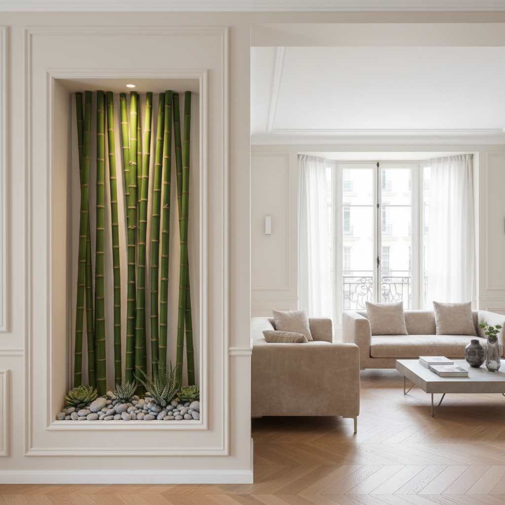 sia-deco-noah-branche-de-bambou-artificiel-vert-140-cm image 2