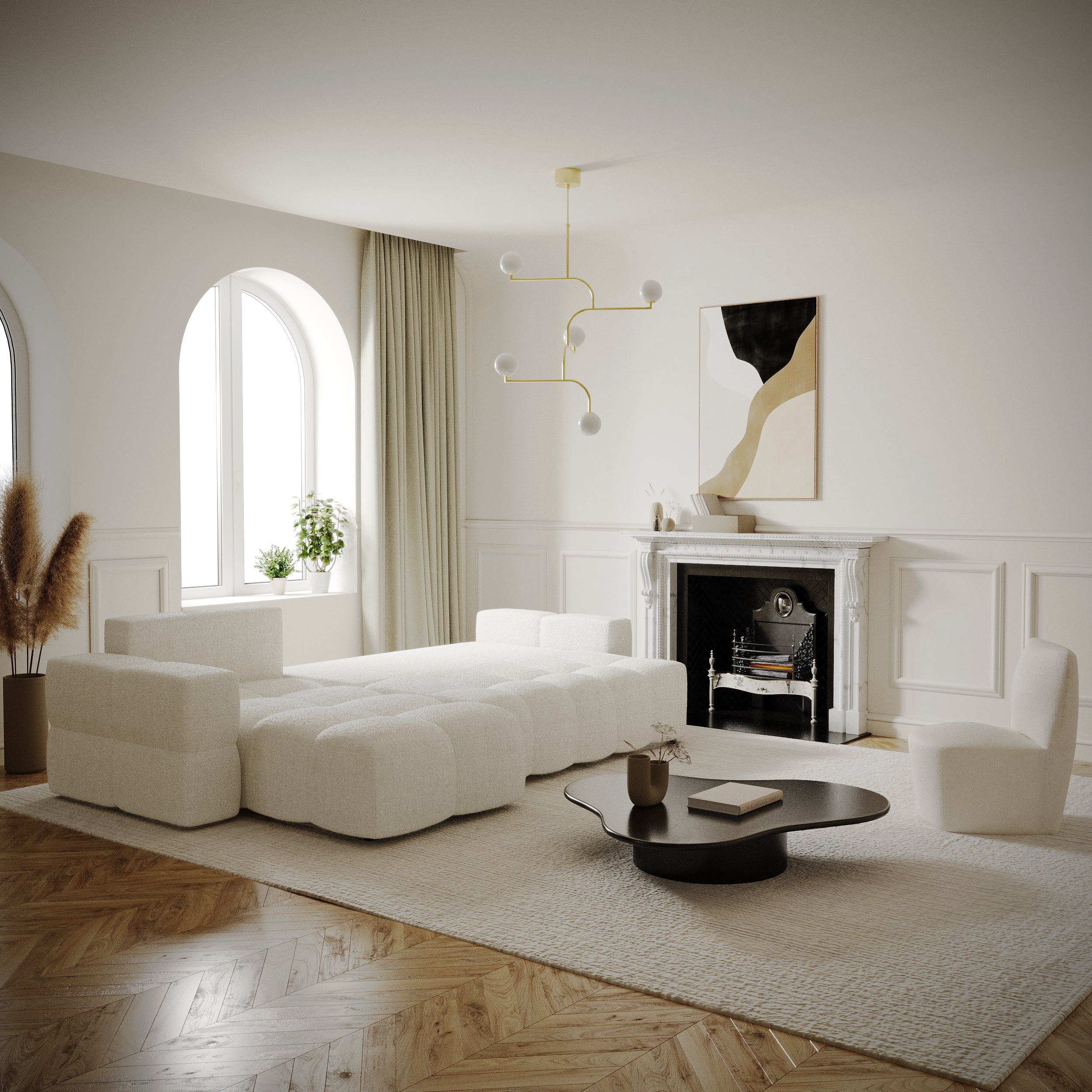 sia-deco-gabriel-canap-convertible-droit-cr-me-5-places-coffre image 3