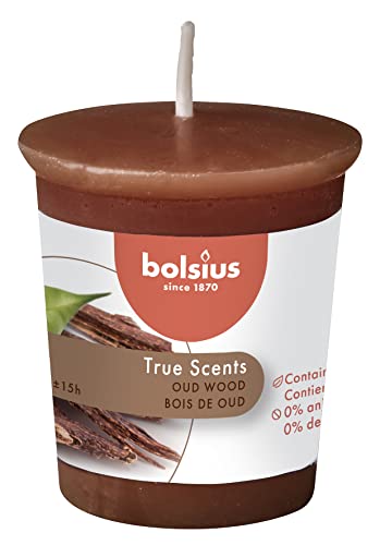 bolsius-votives-mini-bougie-parfum-e-oud-wood-marron-lot-12 image 7