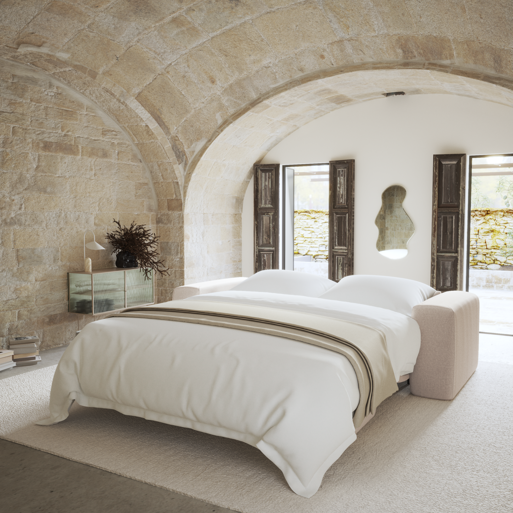 sia-deco-myra-canap-convertible-beige image 3