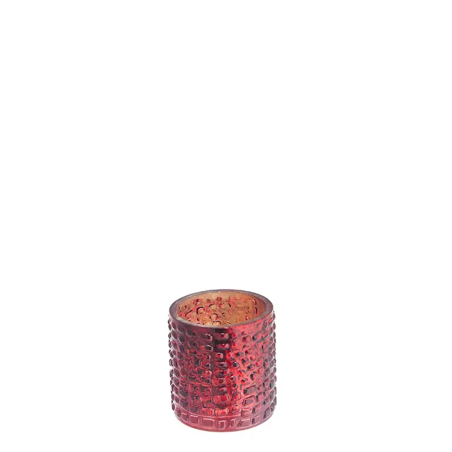 sia-deco-nora-lizard-photophore-verre-rouge-8-cm image 1